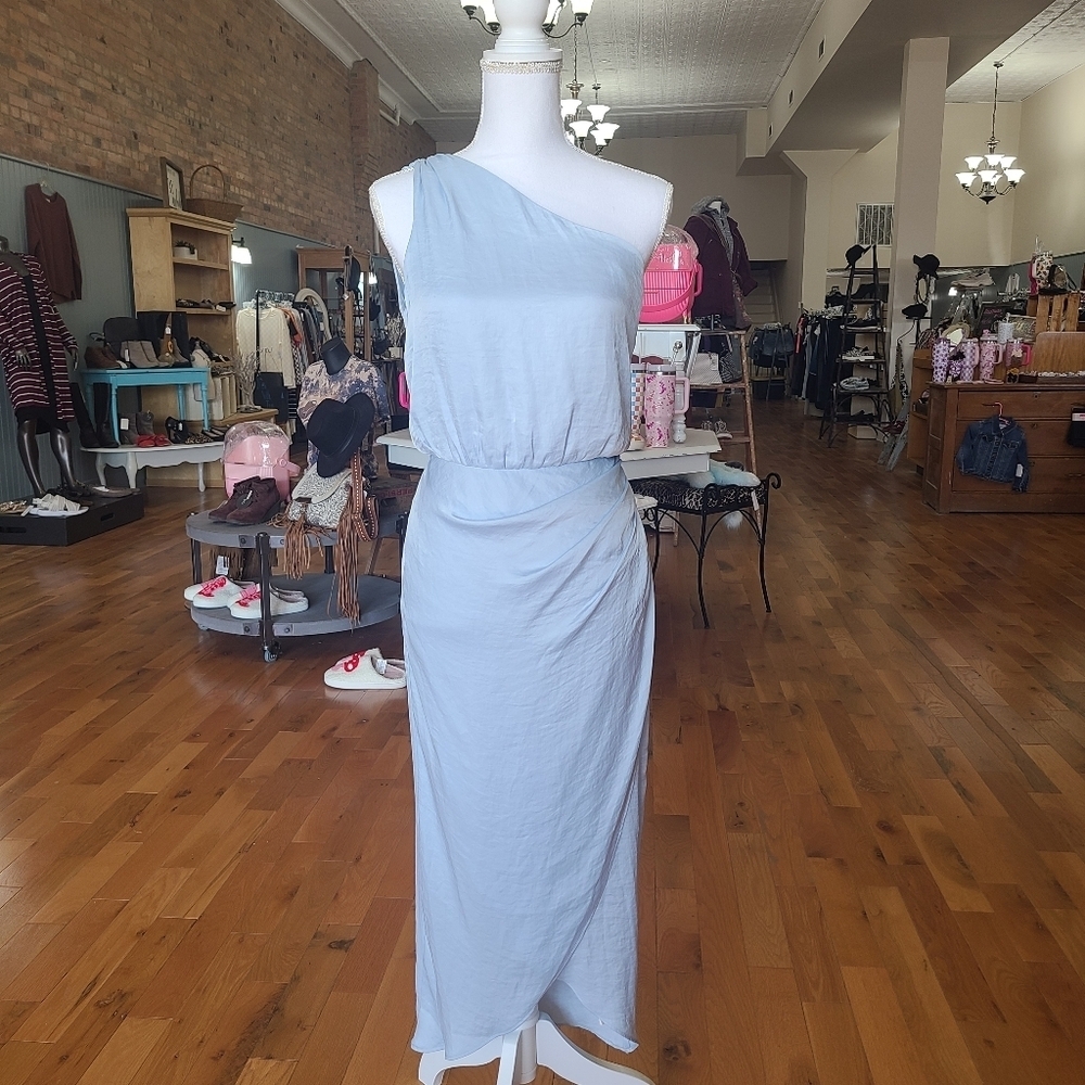 Steve Madden Adele Dress Sky Blue Size Small